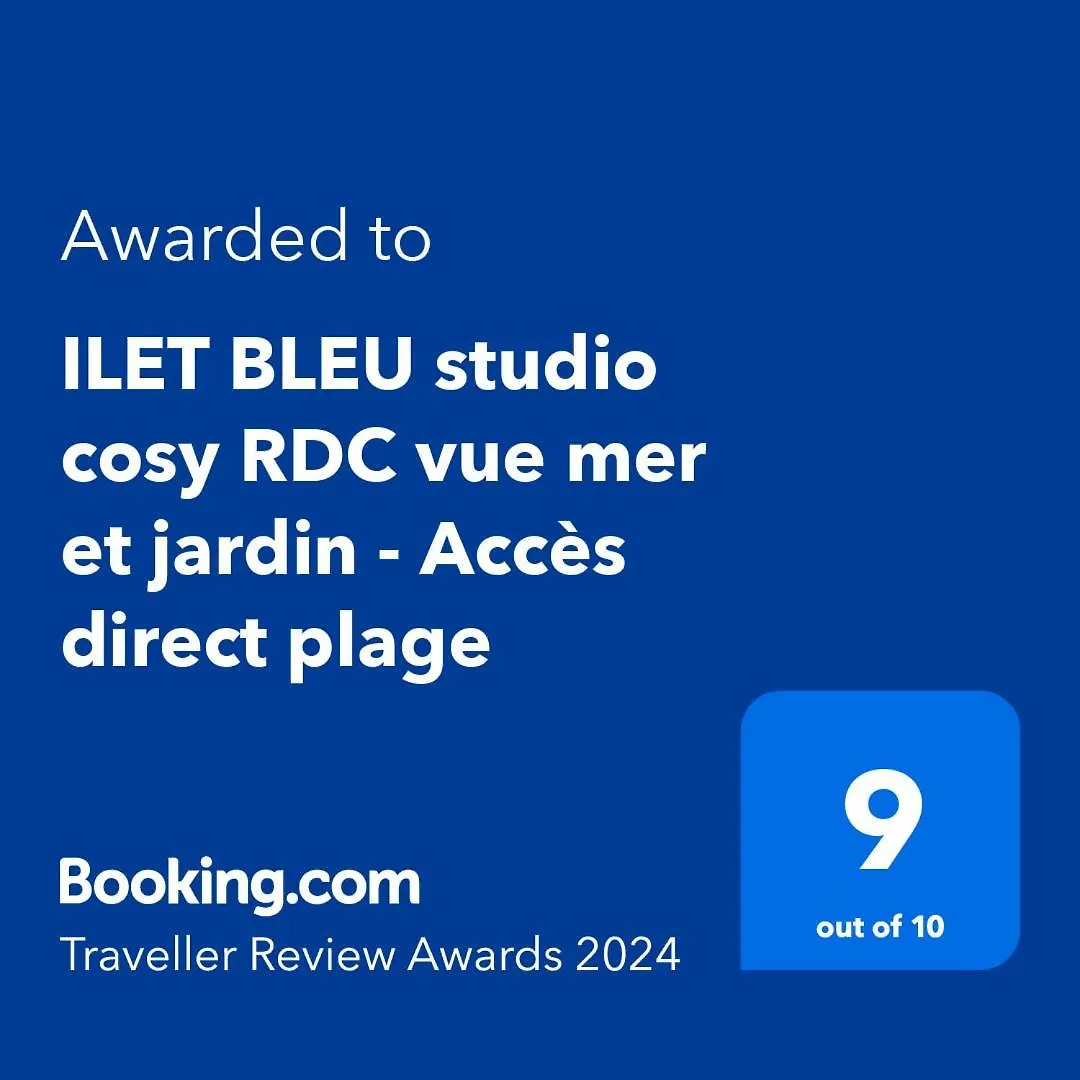 Ilet Bleu Studio Cosy Rdc Vue Mer Et Jardin - Acces Direct Plage Le Gosier  Appartement