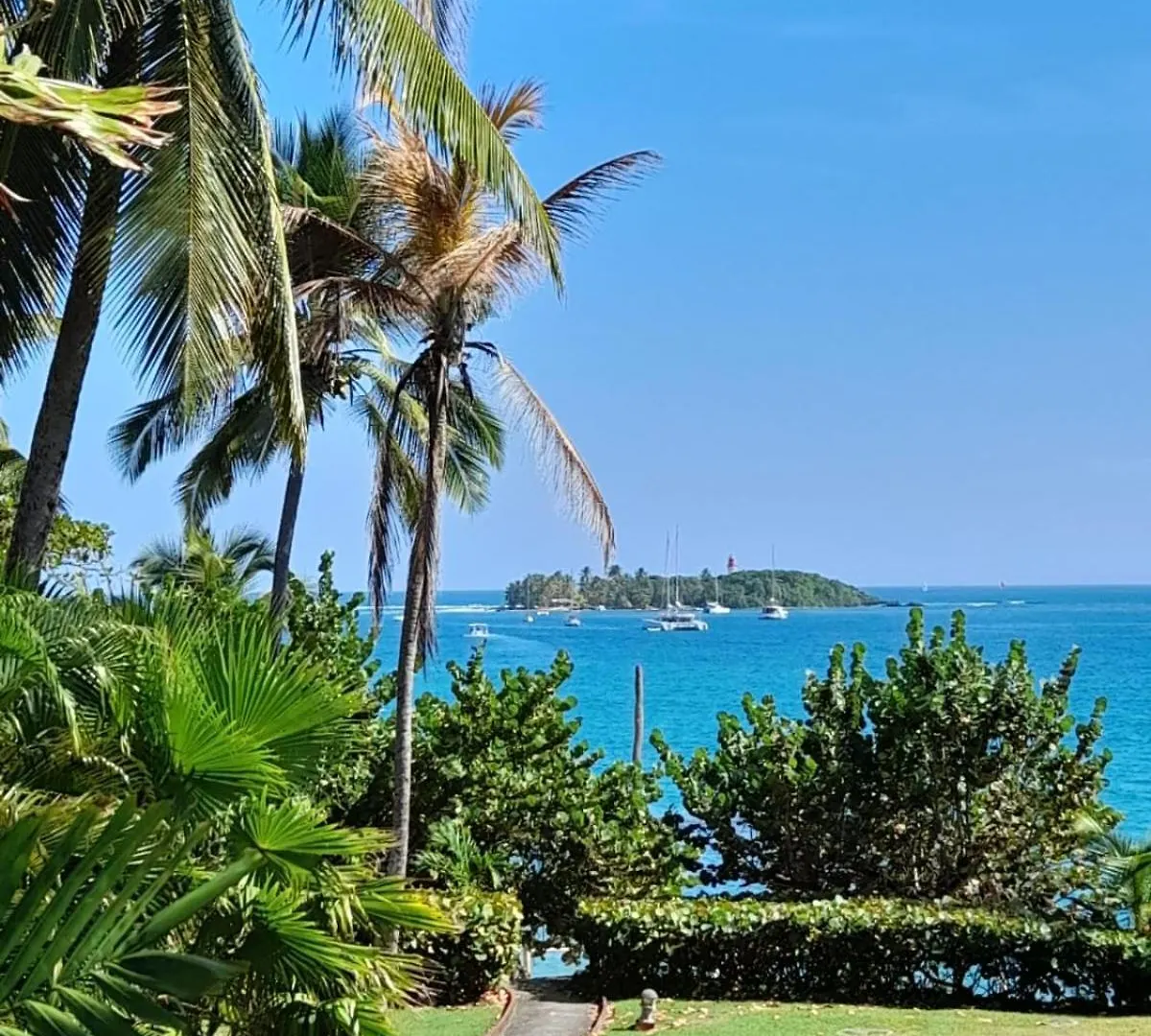 Ilet Bleu Studio Cosy Rdc Vue Mer Et Jardin - Acces Direct Plage Le Gosier  0*, Le Gosier (Grande-Terre)